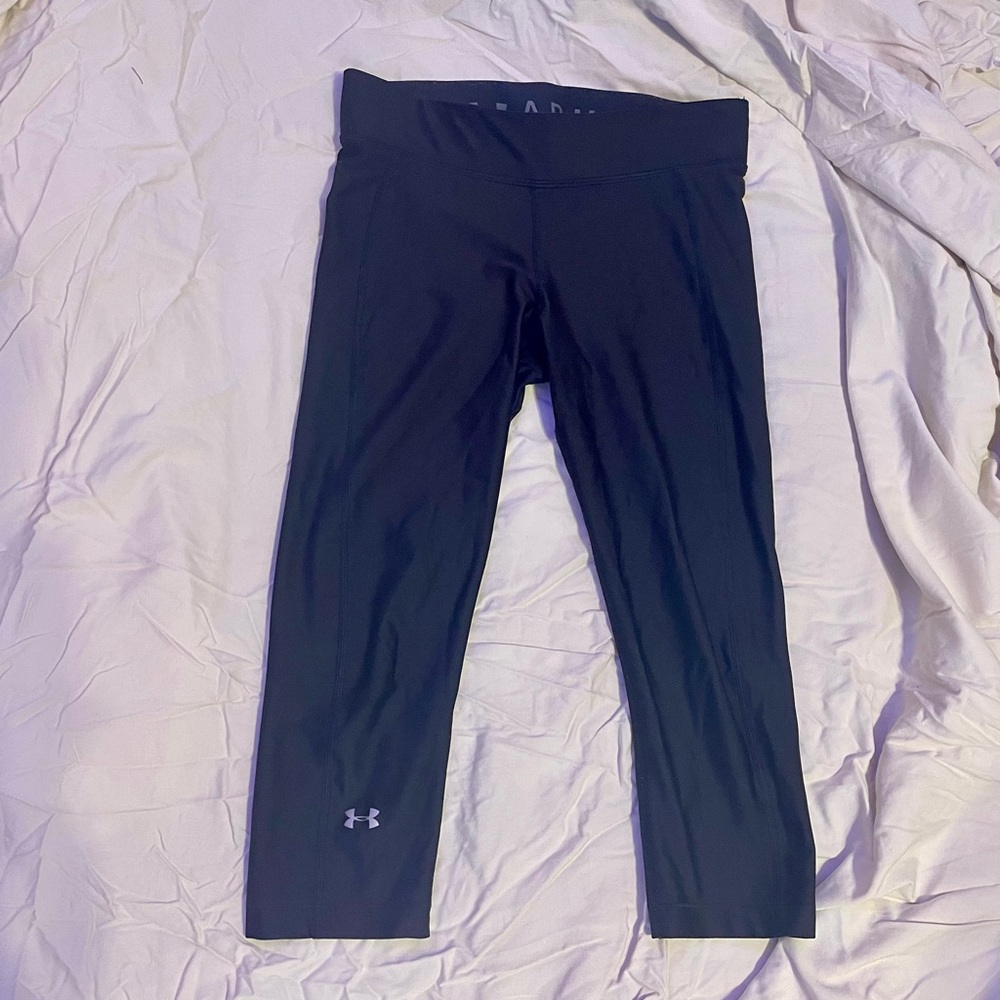 Cropped Under Armour Black Leggings